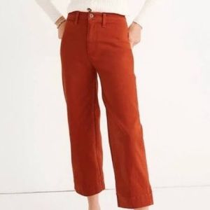 Madewell Emmet slim wide leg pants